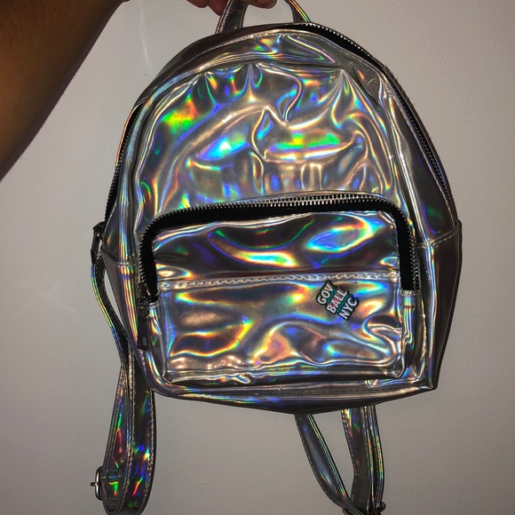 Metallic Mini Backpack - Picture 2 of 2